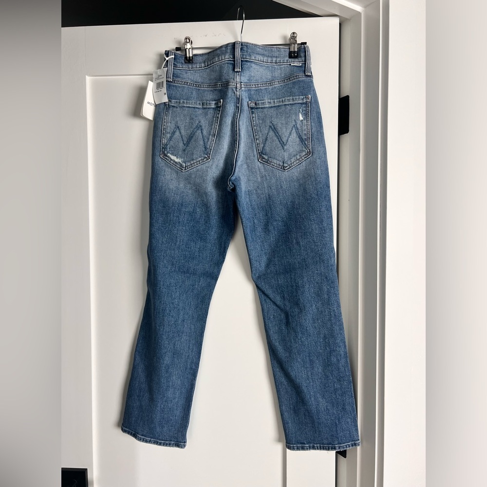 Mother pixie tomcat crop jeans size 28